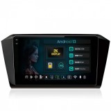 Navigatie 2K Volkswagen Passat B8 4GB RAM Android 13 Octacore Slot Sim 4G DSP GPS Wi-FI Carplay Android Auto USB Bluetooth Waze Touchscreen 10.36 Inch