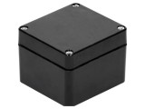 Carcasă universală poliester neagră 75mm x 80mm x 55mm