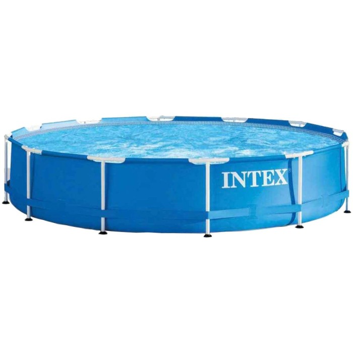 Piscina cadru metalic Intex, 366x76 cm, 6500 litri, rotunda Household NewTrend