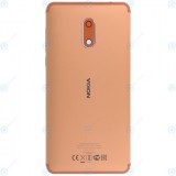 Nokia 6 Capac baterie alb-cupru 20PLEMW0016
