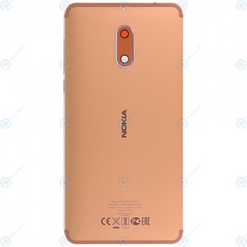 Nokia 6 Capac baterie alb-cupru 20PLEMW0016 foto