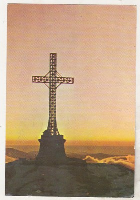 bnk cp Muntii Bucegi - Monumentul de pe Caraiman - circulata foto