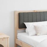VidaXL Tăblie tapițată Maro 180 cm Lemn de pin masiv și stofă 879050