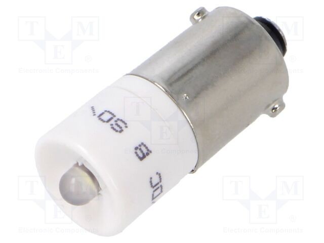 Lampă LED EAO BA9S albă 24V 1 diodă OptoHiT