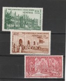 Senegal , Colonii franceze 1942 - Omnibuse , Ajutorul pentru copii , serie 3 valori, dantelate , MNH , Mi.201-203, Militar, Nestampilat