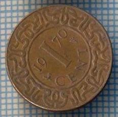 AX 1036 MONEDA- SURINAM (SURINAME) - 1 CENT -ANUL 1970 -STAREA CARE SE VEDE foto