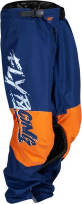 Pantaloni Off-Road Fly Racing Youth Kinetic Khaos Portocaliu / Alb / Albastru Navy Marimea 20 FLY 376-43520 foto