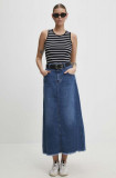 Cumpara ieftin Answear Lab fusta jeans maxi, drept