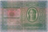 AUSTRIA UNGARIA 100 COROANE KRONEN KORONA 1912 UZATA