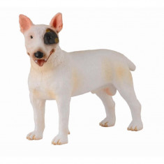 Figurina Caine Bull Terrier mascul Collecta, 8.5 cm, 3 ani+