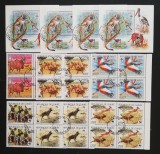 R.GUINEEA-ANIMALE-PASARI-SCUTISM-WWF...-4Xserie 6 V.+ 4 colite-1985-Obliterare -RG 263E