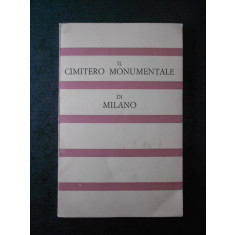 FRANCESCO SILVIO BORRI - IL CIMITERO MONUMENTALE DI MILANO (limba italiana)