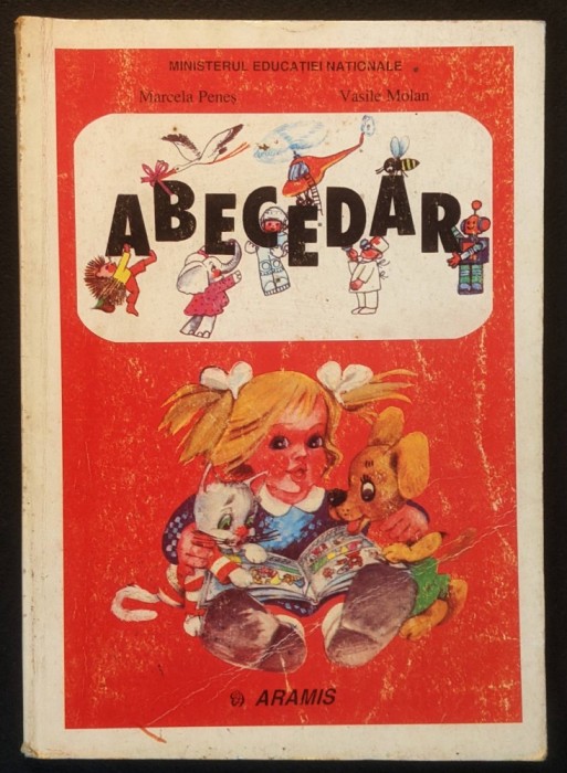 rar 1998 A B E C E D A R Marcela Penes, Vasile Molan 127 pag, bogat ilustrat de Doina Micu. Editura Aramis. Brosat, 23,5x16,5cm, stare buna ABECEDAR