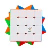 Cub Magic 4x4x4 YuXin Black Kirin v2, Multicolor, ABS, Joc Logica, 60mm, 6+ ani, Joc Inteligenta, Abilitati Motorii Fine