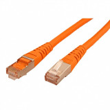 Cablu retea SFTP cat.6 Portocaliu 0.3m, Roline 21.15.1317
