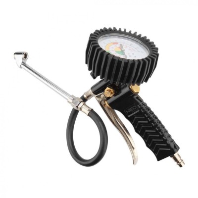 Pistol de umflat cu manometru pentru anvelope duble 14-716 foto