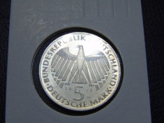 Moneda argint 5 Mark 1973C (cc25) foto