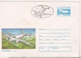 bnk ip Aviatie - Lockheed L-14 - stampila ocazionala Ziua aviatiei Tg Mures 1983