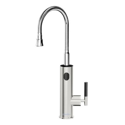 Baterie sanitara instant, Argintiu mat, 3200W, 220-240V, Inox, 0.4-5 bar foto