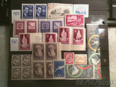 ROMANIA 1959,1960 , timbre deparaiate , MNH (toate sau &amp;quot;cu bucata&amp;quot;) foto