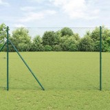 Cumpara ieftin Ingradire cu stalpi Verde 1.6 x 10 m otel acoperit cu PVC