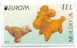 Moldova (4) - Timbre europene - Jucarii vechi, 2015 - 11 L, obliterat, Nestampilat