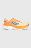 Hoka One One pantofi de alergat Bondi 8 culoarea portocaliu, 1123202