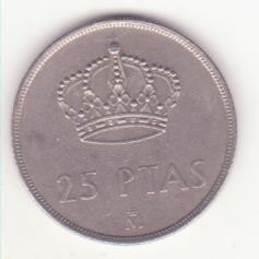 Spania 25 pesetas 1983 - Juan Carlos I. foto