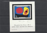 ROMANIA 1970 LP 745 INUNDATIA II MIRO COLITA NEDANTELATA MNH