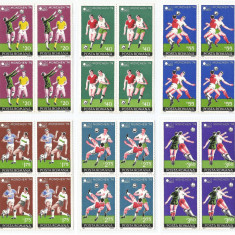 |Romania, LP 851/1974, C.M. de Fotbal 1974 - Munchen, bloc 4, MNH