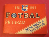 Program fotbal - DINAMO BUCURESTI (Retur Divizia A 1987-1988)