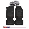 Covorașe Auto TeamCar&reg; Tip Tăviță Compatibile Renault Symbol I (1999&ndash;2008) - Sedan, Cauciuc