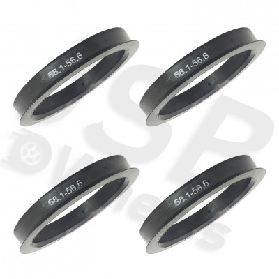 Set inele de centrare jante 68.1-56.6 mm pentru Chevrolet, Opel foto