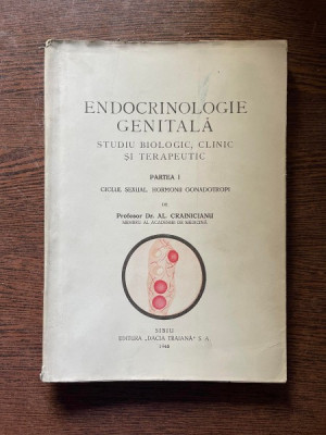 Al. Crainicianu Endocrinologie Genitala studiu biologic, clinic și terapeutic partea I Ciclul sexual, hormonii gonadotropi foto