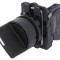 Comutator rotativ 22mm 2 NO negru 3A 240VAC