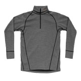 Bluză de corp DEVOLD Duo Active Merino 205 Zip Neck castlerock XL