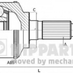 Kit cap planetara NISSAN MICRA II (K11) (1992 - 2003) NIPPARTS J2821131