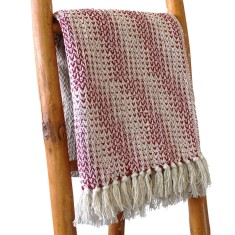 Patura Boho Confort - 125x150cm - Rubin in Doua Tonuri