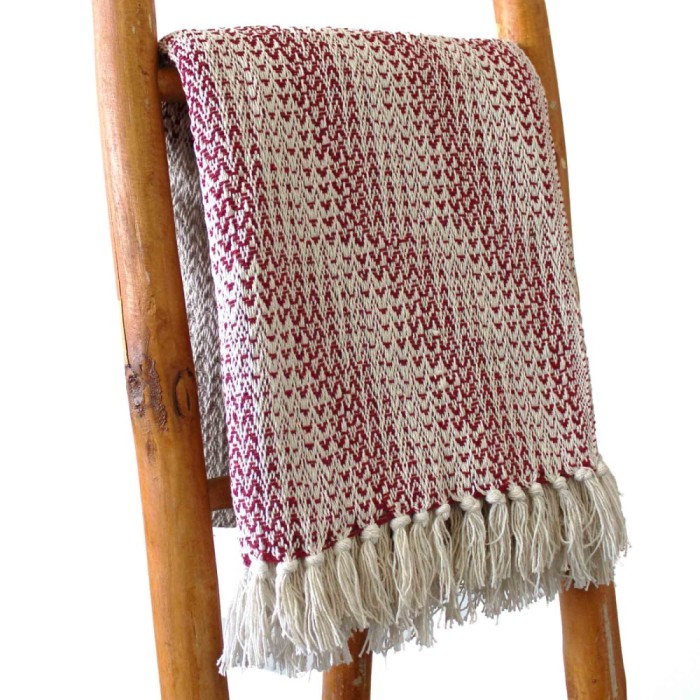 Patura Boho Confort - 125x150cm - Rubin in Doua Tonuri