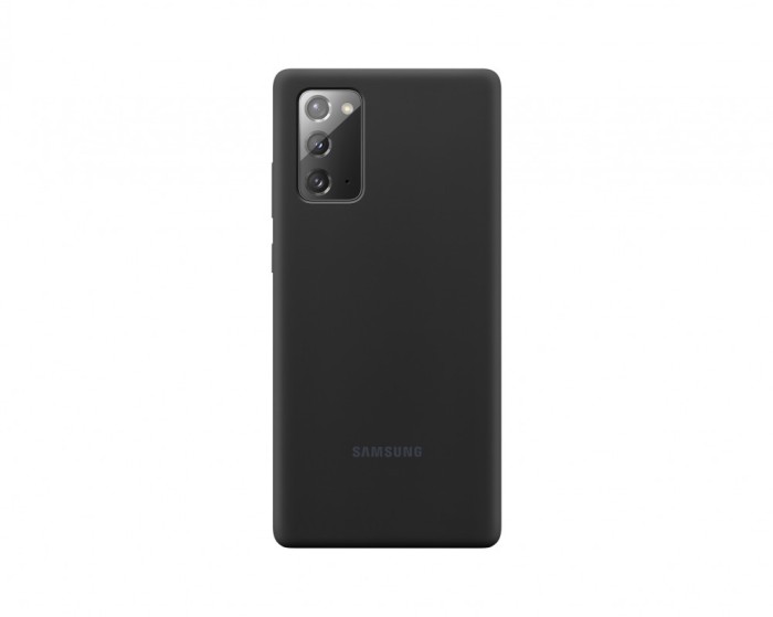HUSA Smartphone Samsung, pt Galaxy Note 20, tip back cover (protectie spate), Silicon, ultrasubtire, negru, &quot;EF-PN980TBEGEU&quot;