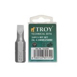 Cumpara ieftin Set de biti drepti Troy 22206, SL4.5, 25 mm, 24 bucati