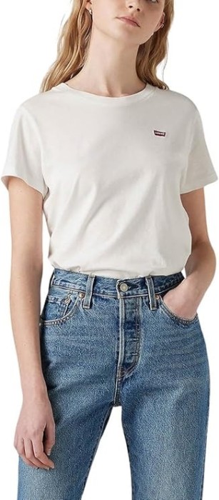 Tricou cu maneca scurta Levi, s Perfect Tee pentru femei, oversize, M - OUTLET