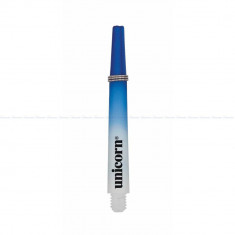 Tija darts Unicorn Gripper 3, two-tone, alb/albastru, scurt foto