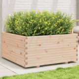 Cumpara ieftin Jardinieră de grădină, 100x100x49,5 cm, lemn masiv de pin
