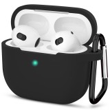 Cumpara ieftin Husa Carcasa Casti iPhone Airpods 3 Silicon Negru