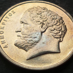 Moneda 10 DRAHME - GRECIA, anul 1998 *cod 1373 = ΔΗΜΟΚΡΙΤΟΣ