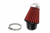 Filtru Aer Sport 45&deg; Universal &ndash; Debit Mare, 60-62mm, pentru Moto, ATV și Scutere