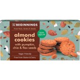 Cookies cu Migdale, Seminte de Dovleac, Chia si In fara Gluten 80g