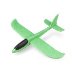 Avion planor polistiren 47 cm, verde &acirc; jucarie outdoor pentru copii 3+