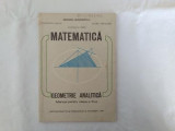 Geometrie analitica manual clasa a XI-a 1993, Clasa 11